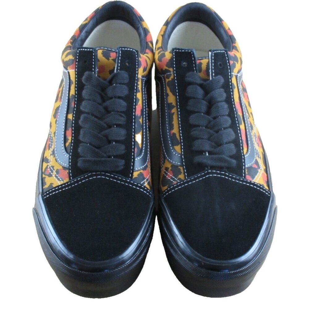 Vans Men's Lx Old Skool Leopard Double Black Striped Skate shoes Sizes NIB - Picture 3 of 7
